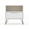 Manhattan Comfort Rockefeller Nightstand 1.0 in White, PK2 2-101GMC1 - alternate 4
